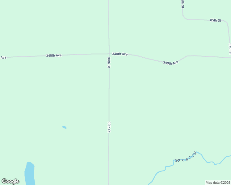 map of restaurants, bars, coffee shops, grocery stores, and more near 3360 90th Street in Frederic