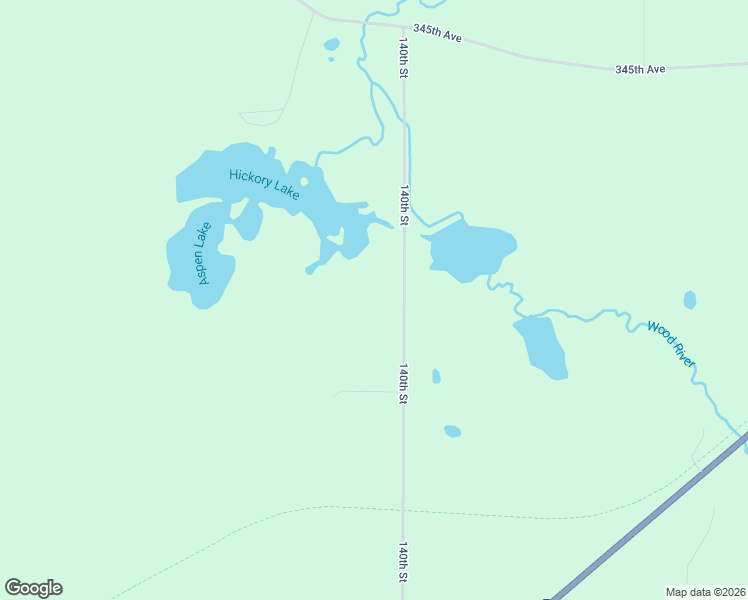 map of restaurants, bars, coffee shops, grocery stores, and more near 3373 140th Street in Frederic