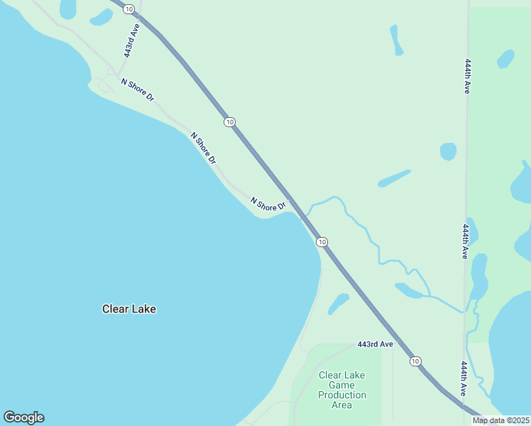 map of restaurants, bars, coffee shops, grocery stores, and more near 443460 North Shore Drive in Lake City