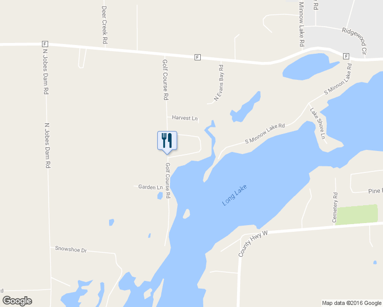 map of restaurants, bars, coffee shops, grocery stores, and more near West Evans Bay Road in Phillips