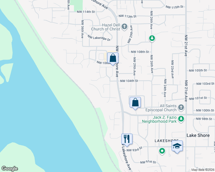 map of restaurants, bars, coffee shops, grocery stores, and more near 3012 Northwest View Road in Vancouver