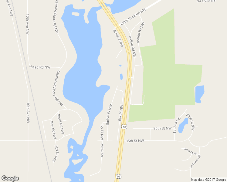 map of restaurants, bars, coffee shops, grocery stores, and more near 8835 Burton Place Northwest in Rice