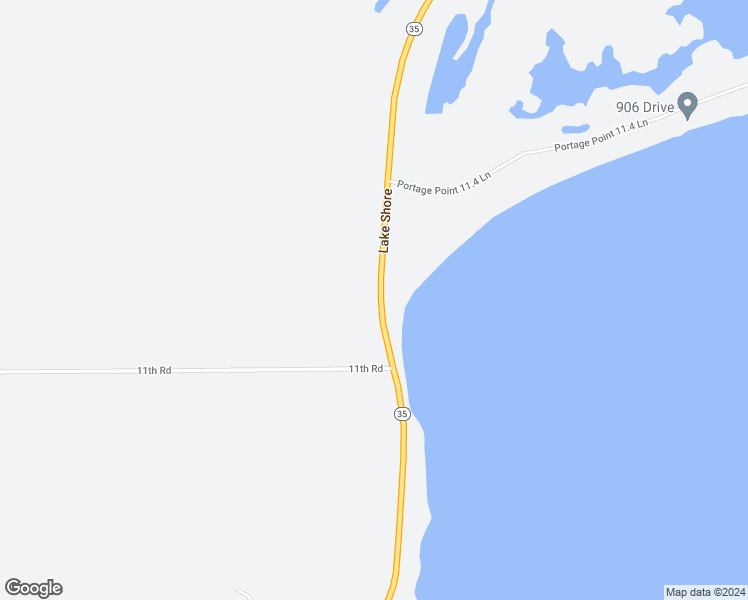 map of restaurants, bars, coffee shops, grocery stores, and more near 4785 Michigan 35 in Escanaba