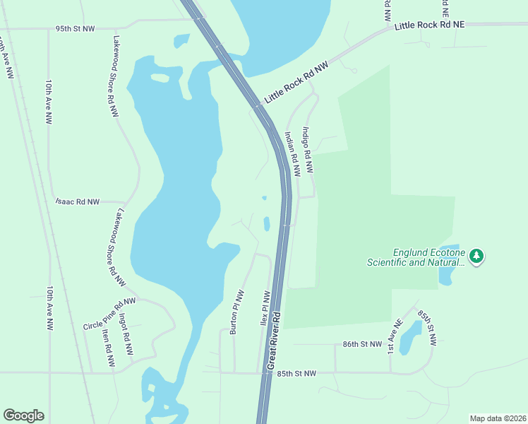 map of restaurants, bars, coffee shops, grocery stores, and more near 8899 Burton Place Northwest in Rice