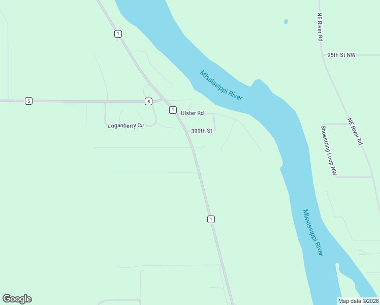 map of restaurants, bars, coffee shops, grocery stores, and more near 5283 398th Street in Rice