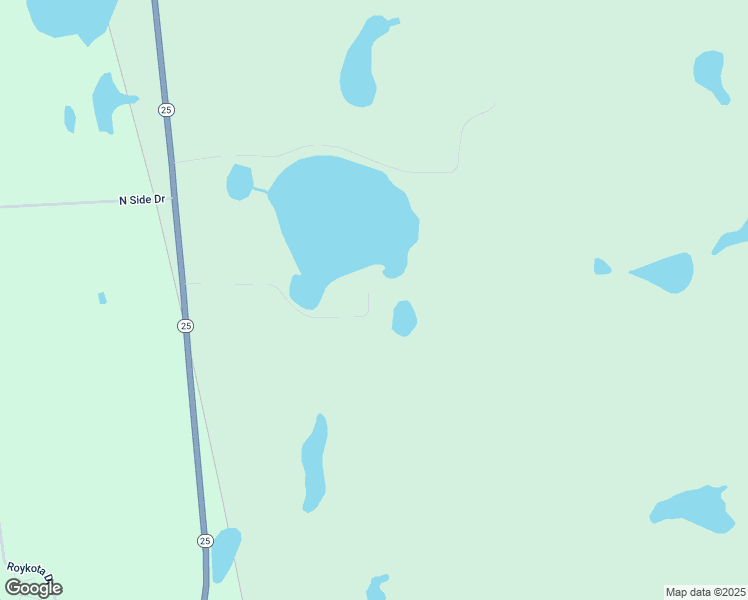 map of restaurants, bars, coffee shops, grocery stores, and more near 11624 South Dakota 25 in Lake City