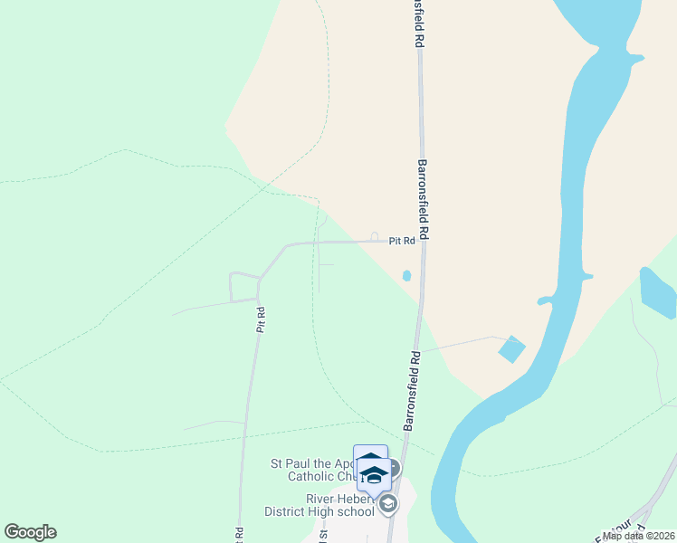 map of restaurants, bars, coffee shops, grocery stores, and more near 47 Richard Road in River Hebert