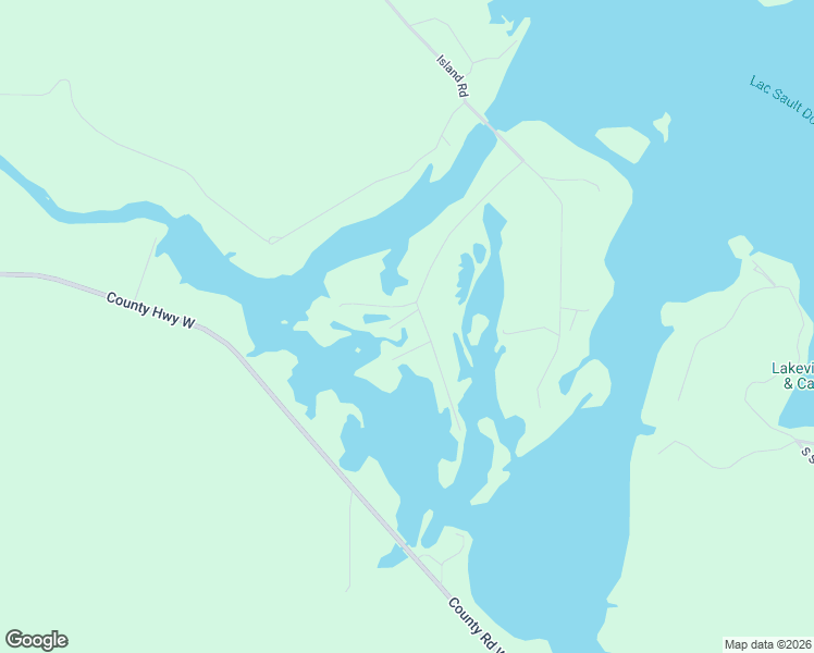 map of restaurants, bars, coffee shops, grocery stores, and more near N8973 Island Road in Phillips