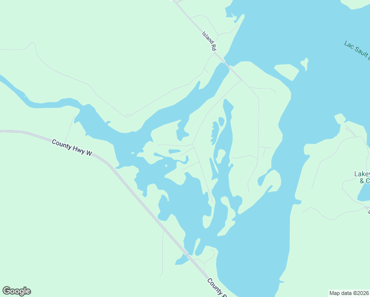 map of restaurants, bars, coffee shops, grocery stores, and more near N8977 West Island Road in Phillips