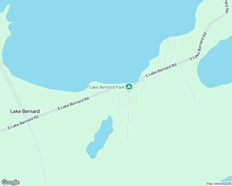 map of restaurants, bars, coffee shops, grocery stores, and more near 761 South Lake Bernard Road in Sundridge