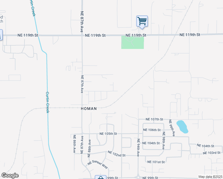 map of restaurants, bars, coffee shops, grocery stores, and more near 11100 Northeast 91st Avenue in Vancouver