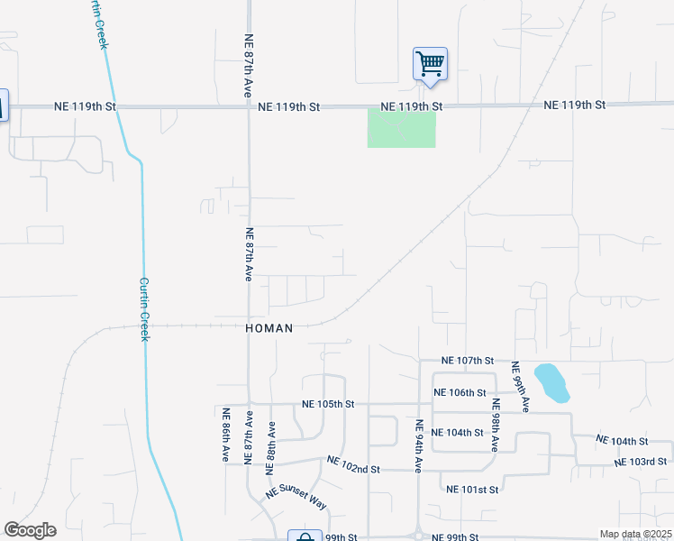 map of restaurants, bars, coffee shops, grocery stores, and more near 11100 Northeast 91st Avenue in Vancouver