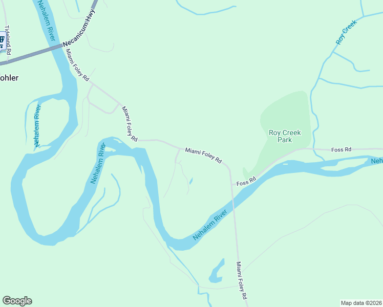 map of restaurants, bars, coffee shops, grocery stores, and more near 34000 Miami Foley Road in Nehalem
