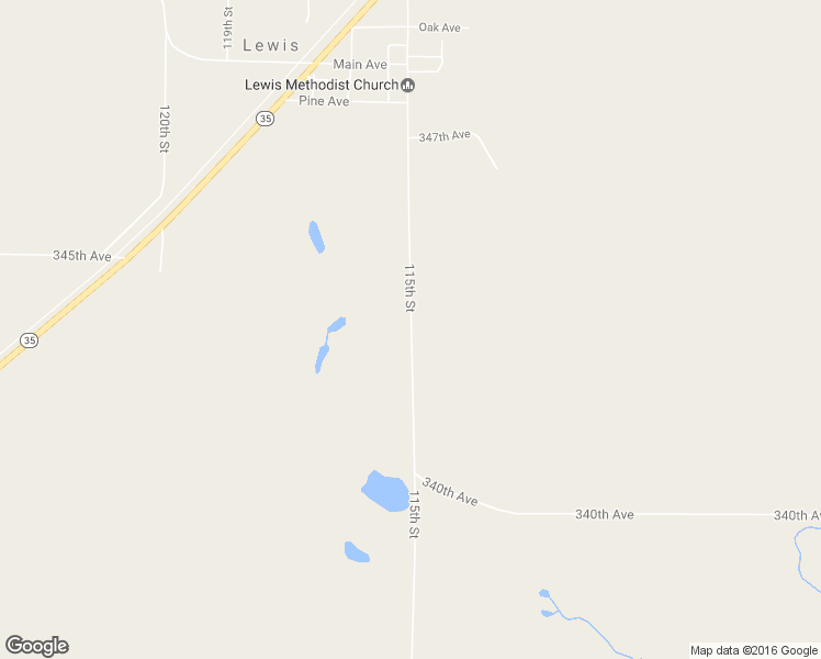 map of restaurants, bars, coffee shops, grocery stores, and more near 3431 115th Street in Frederic