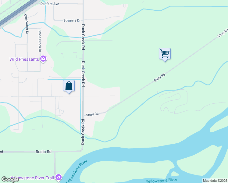 map of restaurants, bars, coffee shops, grocery stores, and more near 8605 Lauzon Lane in Billings