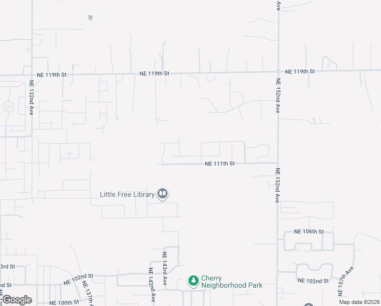 map of restaurants, bars, coffee shops, grocery stores, and more near 14426 Northeast 112th Street in Vancouver