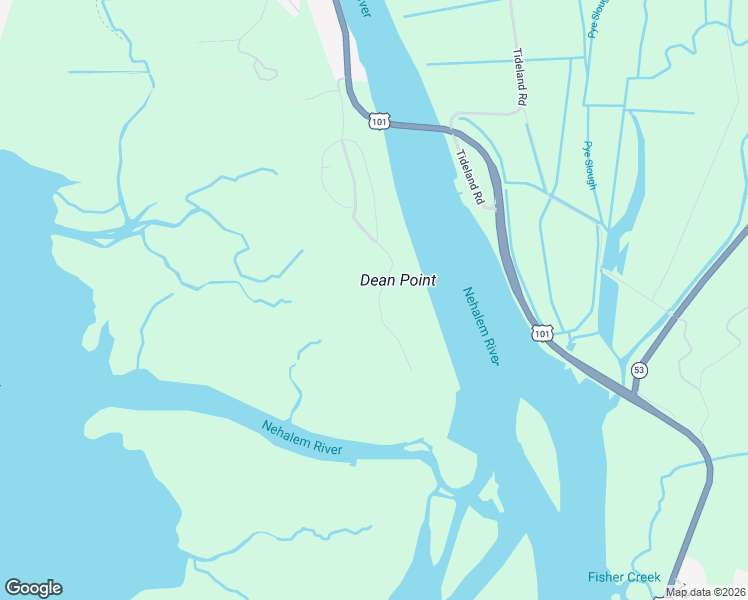 map of restaurants, bars, coffee shops, grocery stores, and more near Nehalem Point Drive in Nehalem