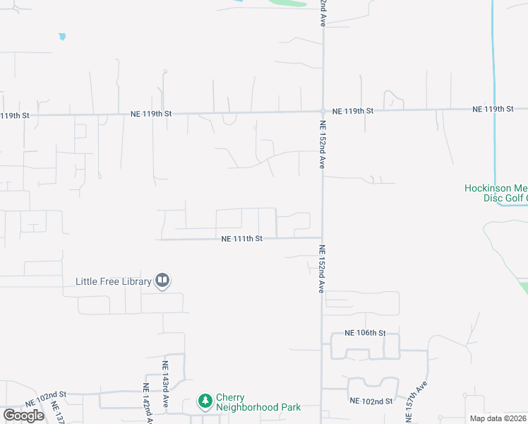 map of restaurants, bars, coffee shops, grocery stores, and more near 11217 Northeast 148th Avenue in Vancouver