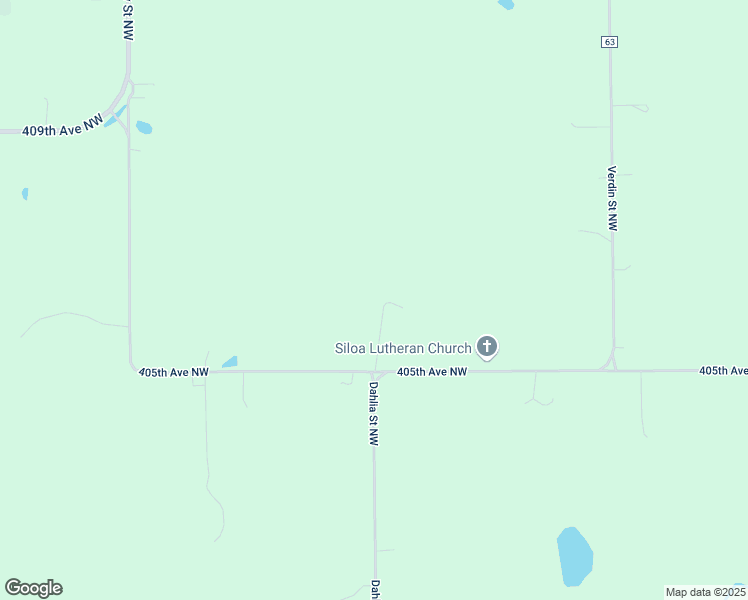 map of restaurants, bars, coffee shops, grocery stores, and more near 2799 405th Avenue Northwest in Braham
