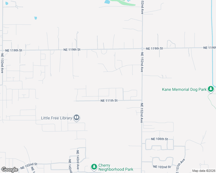 map of restaurants, bars, coffee shops, grocery stores, and more near 14700 Northeast 113th Street in Vancouver