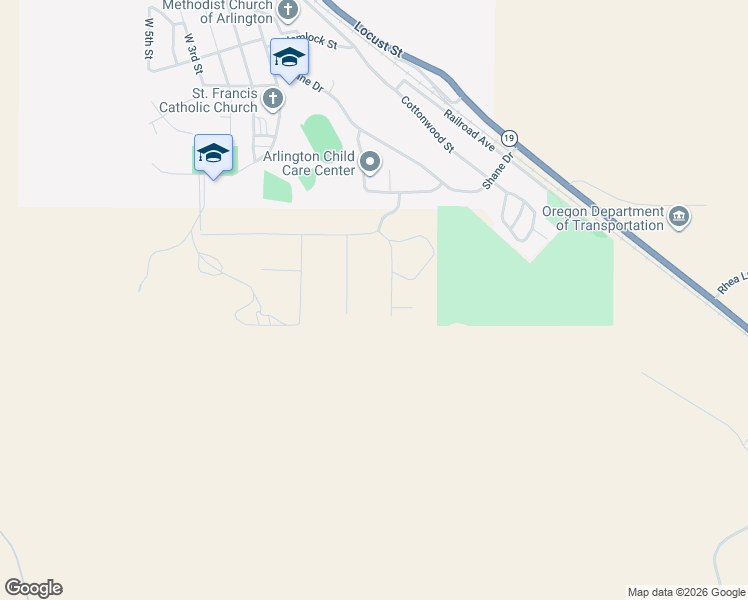 map of restaurants, bars, coffee shops, grocery stores, and more near 1265 Wright Road in Arlington