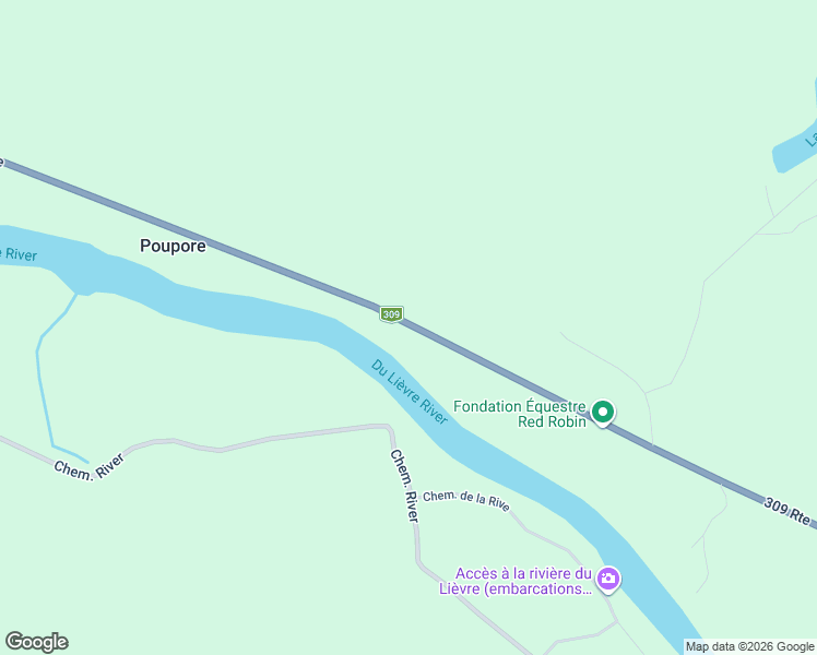 map of restaurants, bars, coffee shops, grocery stores, and more near 71 Québec 309 in Notre-Dame-de-la-Salette