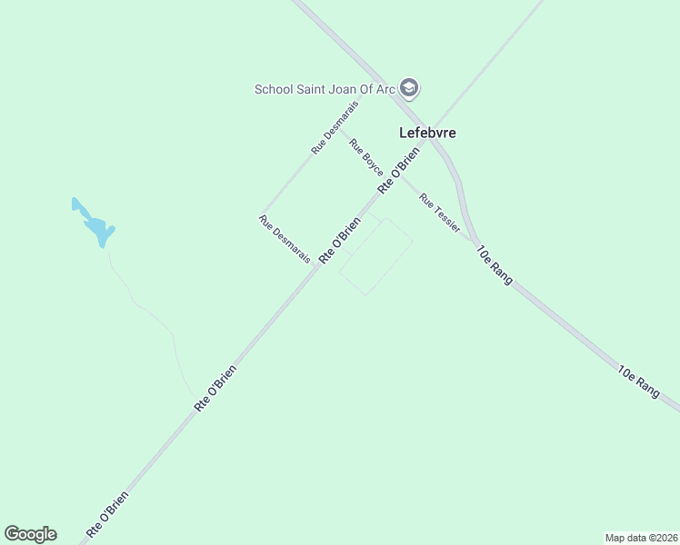 map of restaurants, bars, coffee shops, grocery stores, and more near 237 Rue Steve in Lefebvre