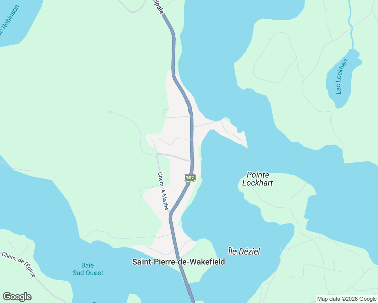 map of restaurants, bars, coffee shops, grocery stores, and more near 1345 Route Principale in Québec