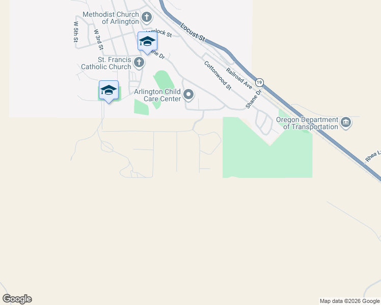 map of restaurants, bars, coffee shops, grocery stores, and more near 1265 Wright Road in Arlington