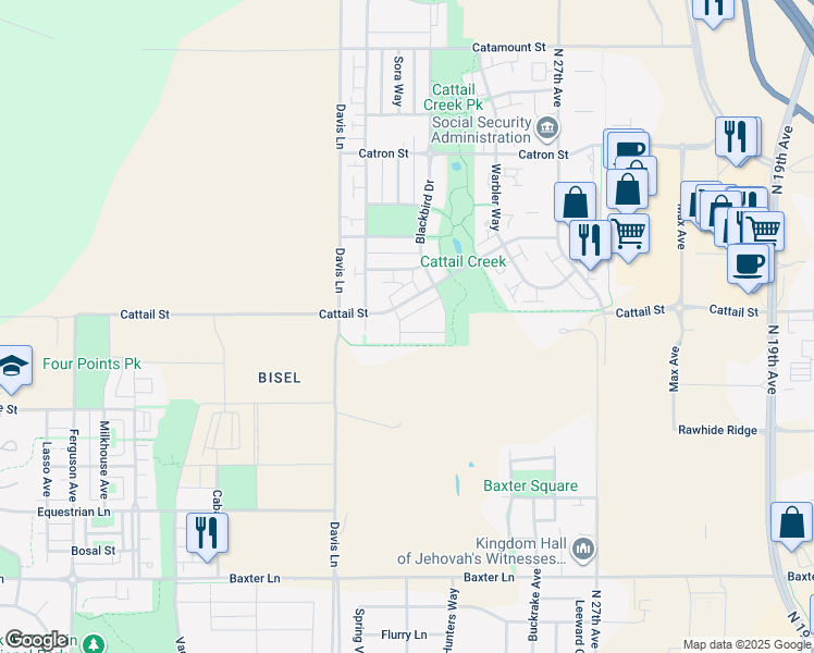 map of restaurants, bars, coffee shops, grocery stores, and more near 3062 Lori Lane in Bozeman