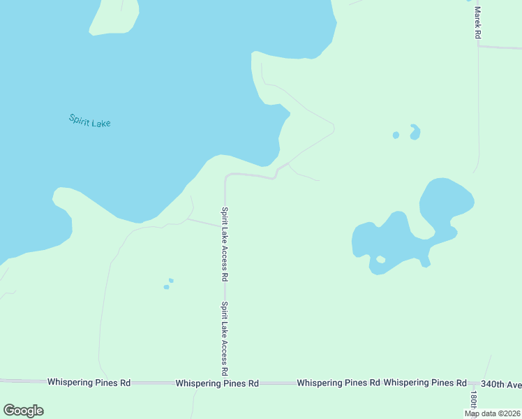 map of restaurants, bars, coffee shops, grocery stores, and more near 21876 Spirit Lake Access Road in Frederic