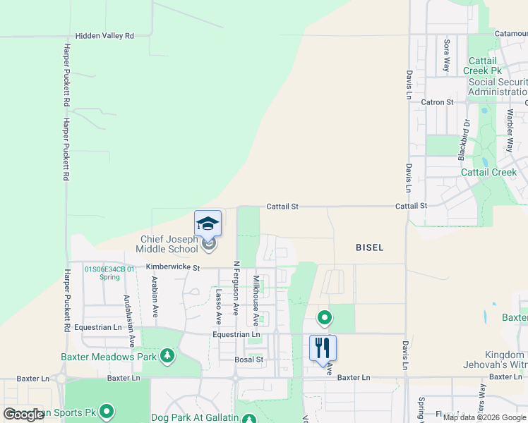 map of restaurants, bars, coffee shops, grocery stores, and more near 3874 Kimberwicke St in Bozeman