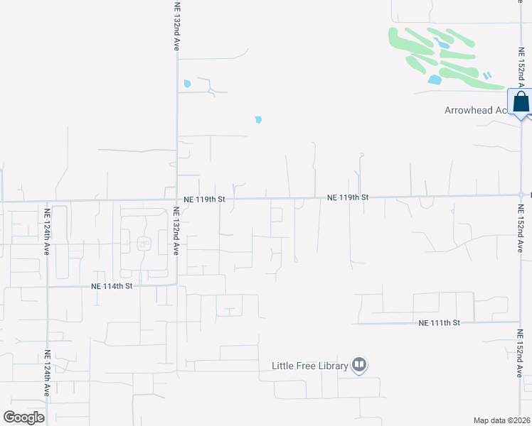map of restaurants, bars, coffee shops, grocery stores, and more near 13701 Northeast 119th Street in Brush Prairie