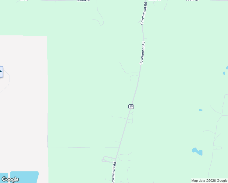 map of restaurants, bars, coffee shops, grocery stores, and more near 52480 Government Road in Rush City