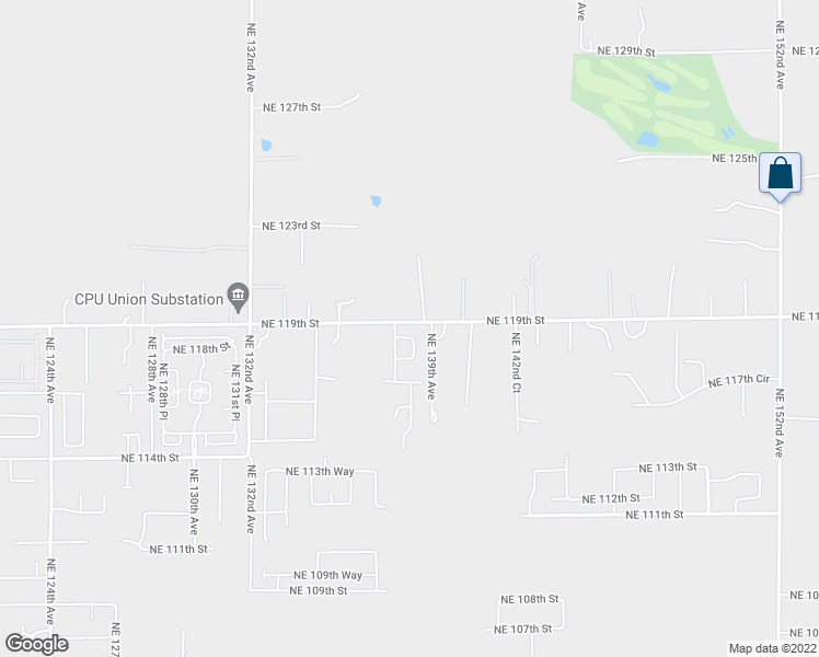 map of restaurants, bars, coffee shops, grocery stores, and more near 13811 Northeast 119th Street in Vancouver