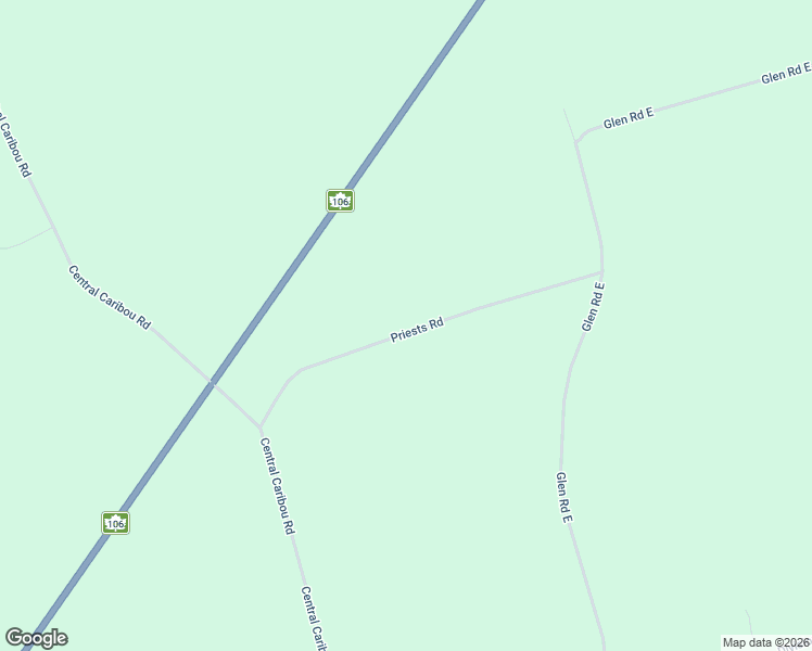 map of restaurants, bars, coffee shops, grocery stores, and more near 119 Priests Road in Pictou