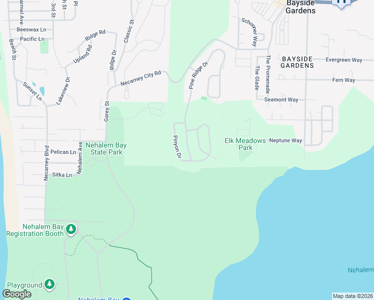 map of restaurants, bars, coffee shops, grocery stores, and more near 34575 Lodgepole Drive in Nehalem