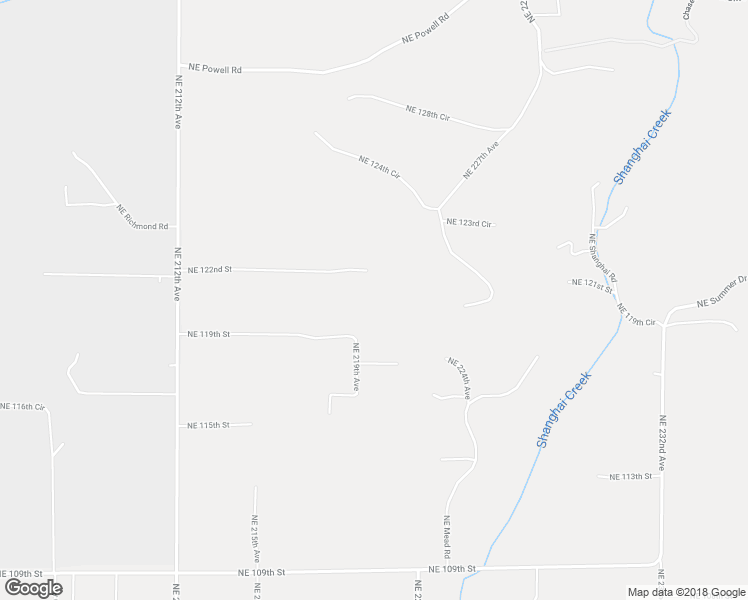 map of restaurants, bars, coffee shops, grocery stores, and more near 22005 Northeast 122nd Street in Brush Prairie