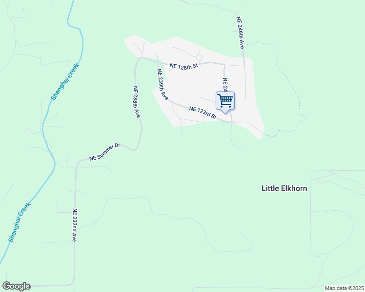 map of restaurants, bars, coffee shops, grocery stores, and more near 12105 Northeast 241st Court in Brush Prairie
