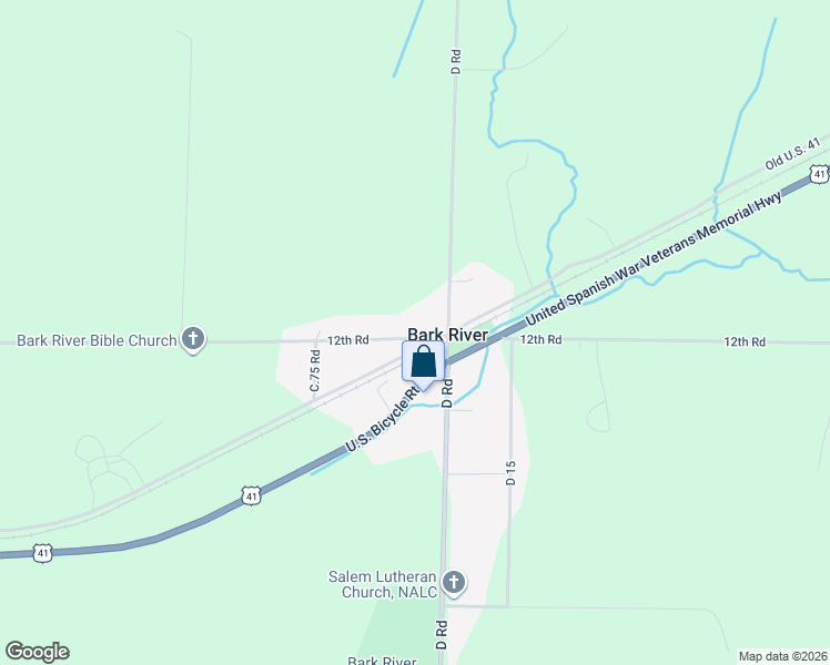 map of restaurants, bars, coffee shops, grocery stores, and more near 1201-1265 Old U.S. 41 in Delta