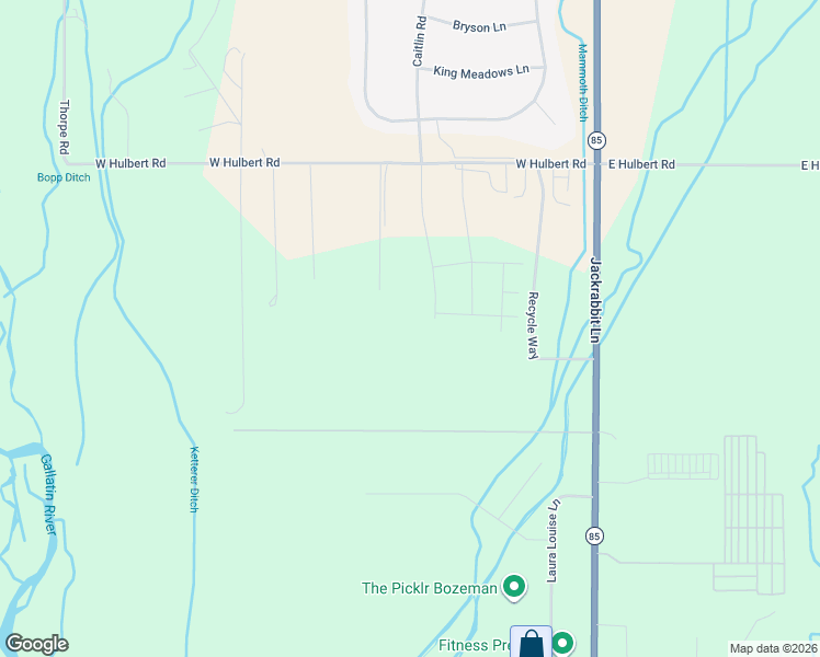 map of restaurants, bars, coffee shops, grocery stores, and more near 252 Kirkland Avenue in Bozeman