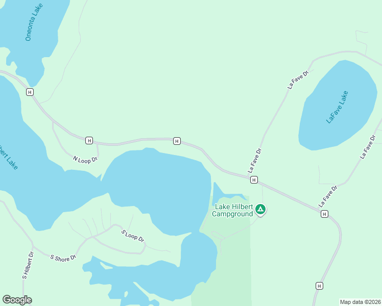 map of restaurants, bars, coffee shops, grocery stores, and more near W16185 County Road H in Fence