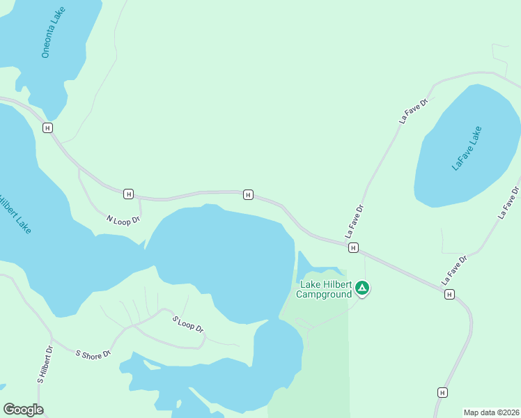 map of restaurants, bars, coffee shops, grocery stores, and more near W16185 County Road H in Fence