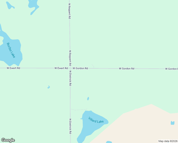 map of restaurants, bars, coffee shops, grocery stores, and more near 10033 West Gordon Road in Exeland