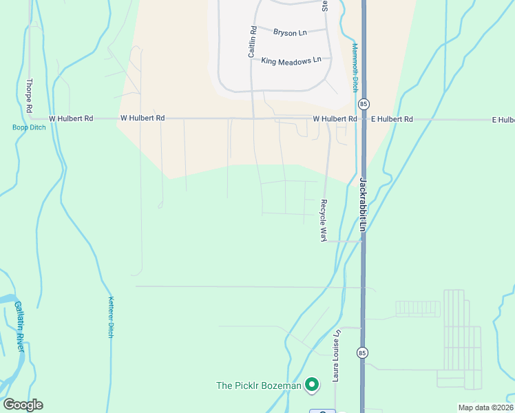 map of restaurants, bars, coffee shops, grocery stores, and more near 252 Kirkland Avenue in Bozeman