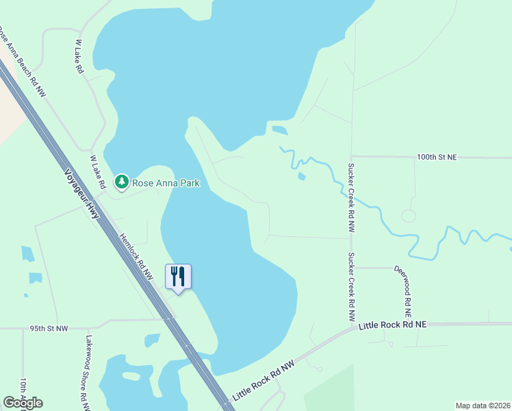 map of restaurants, bars, coffee shops, grocery stores, and more near 9815 Sharon Place Northwest in Rice