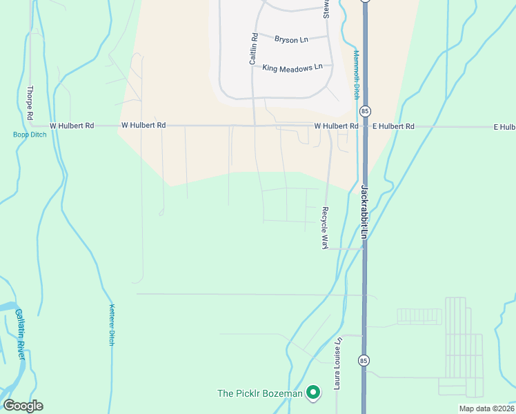 map of restaurants, bars, coffee shops, grocery stores, and more near 252 Kirkland Avenue in Bozeman