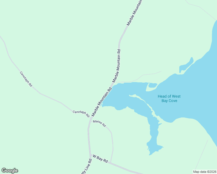 map of restaurants, bars, coffee shops, grocery stores, and more near 2157 Marble Mountain Road in West Bay