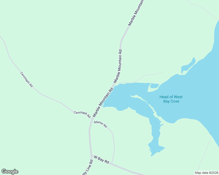 map of restaurants, bars, coffee shops, grocery stores, and more near 2157 Marble Mountain Road in West Bay