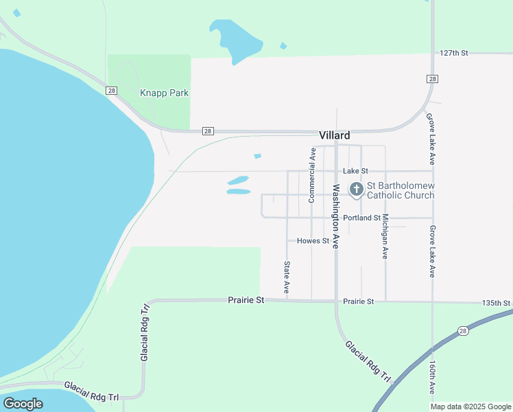 map of restaurants, bars, coffee shops, grocery stores, and more near 433 Minnesota Avenue in Villard